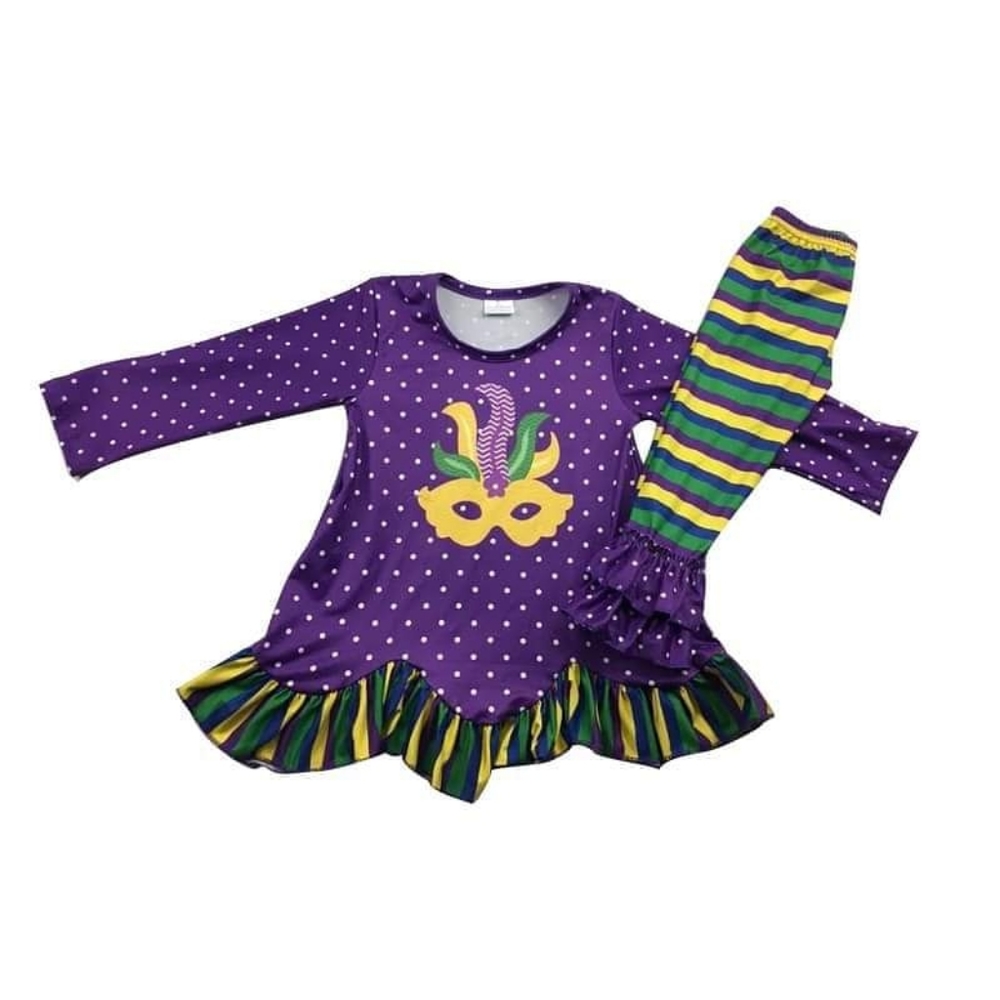 Mardi gras childrens outfit